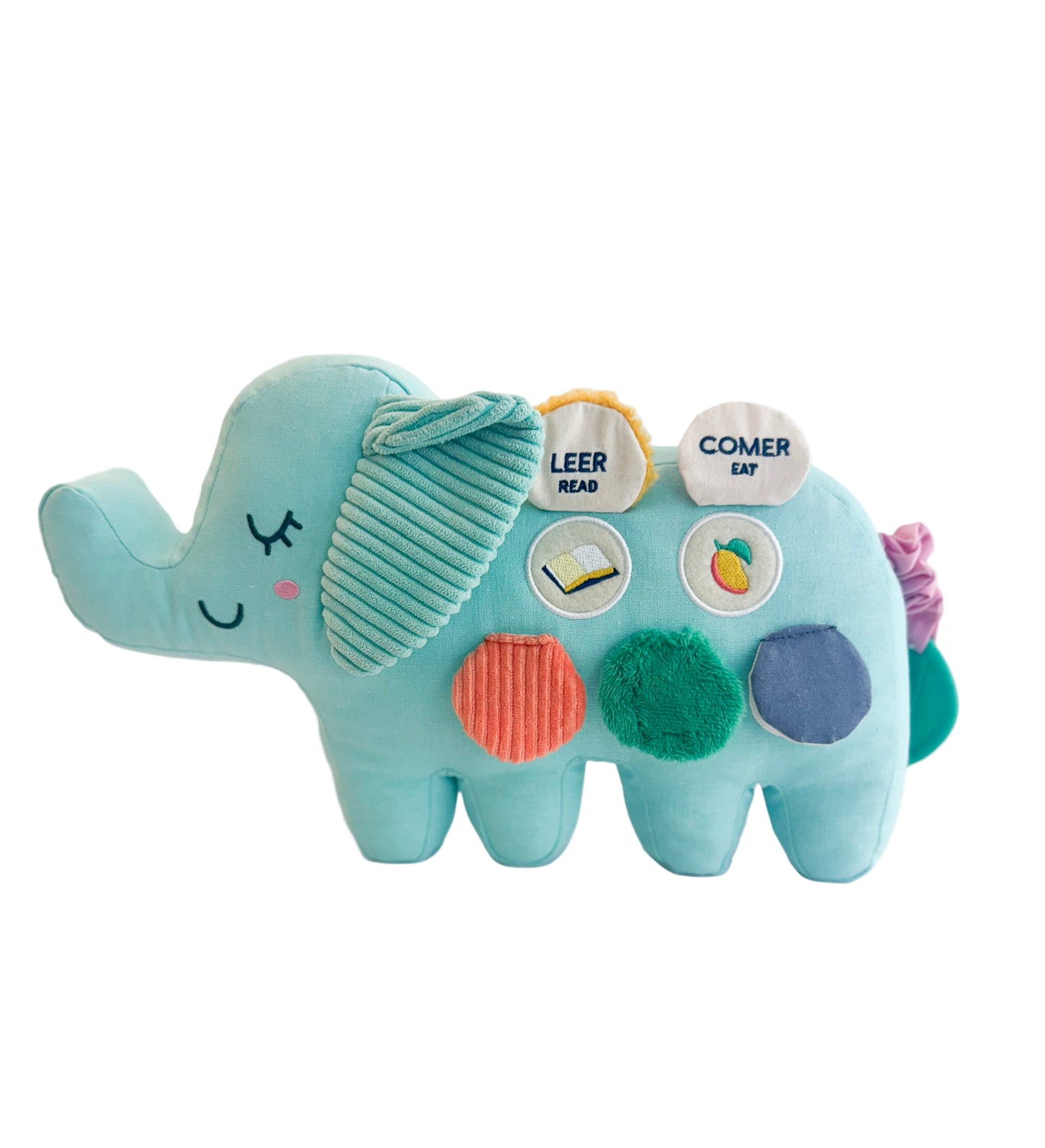 El Elefante Quiere... – Bilingual musical plush toy teaching verbs