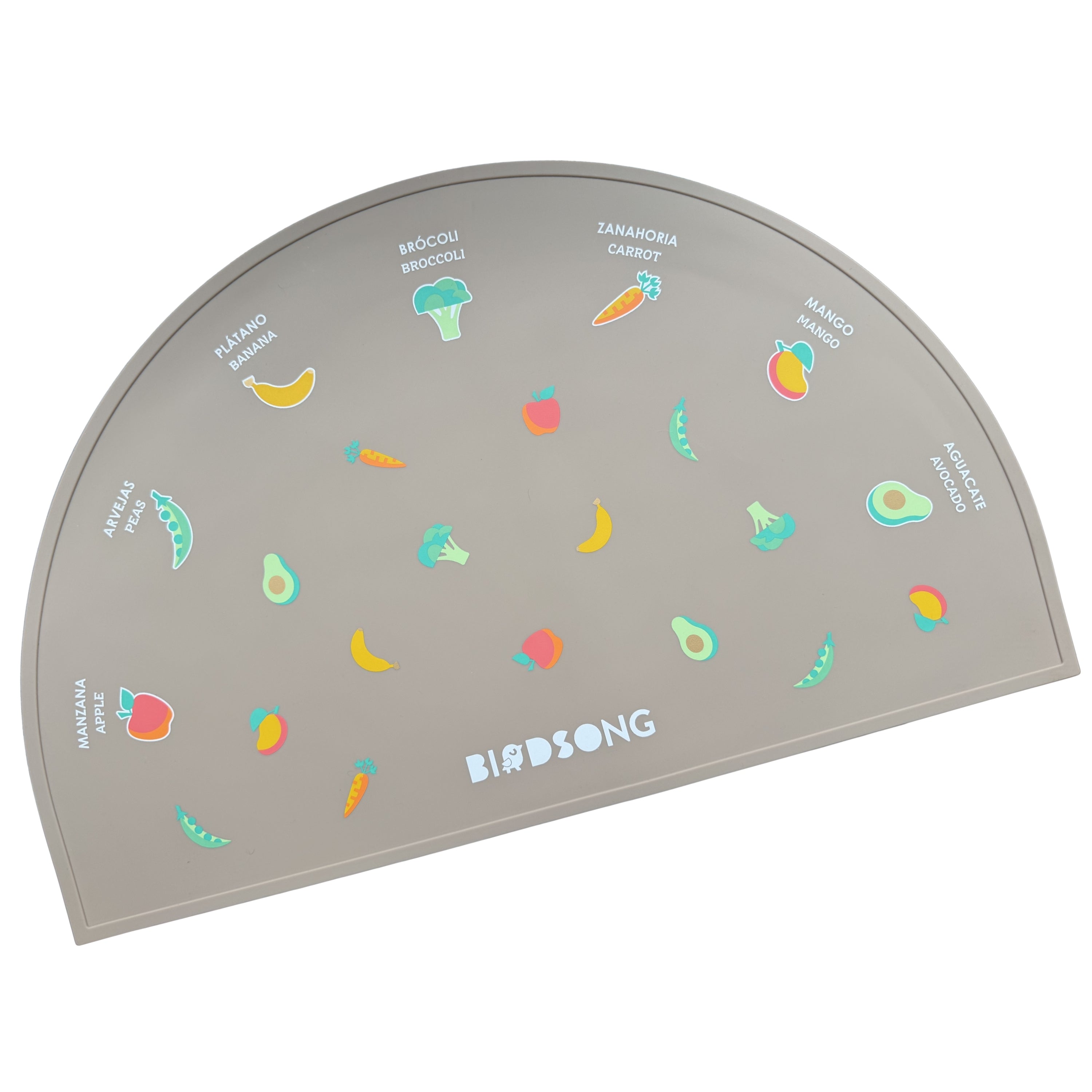 Baby’s First Foods Bilingual Silicone Placemat
