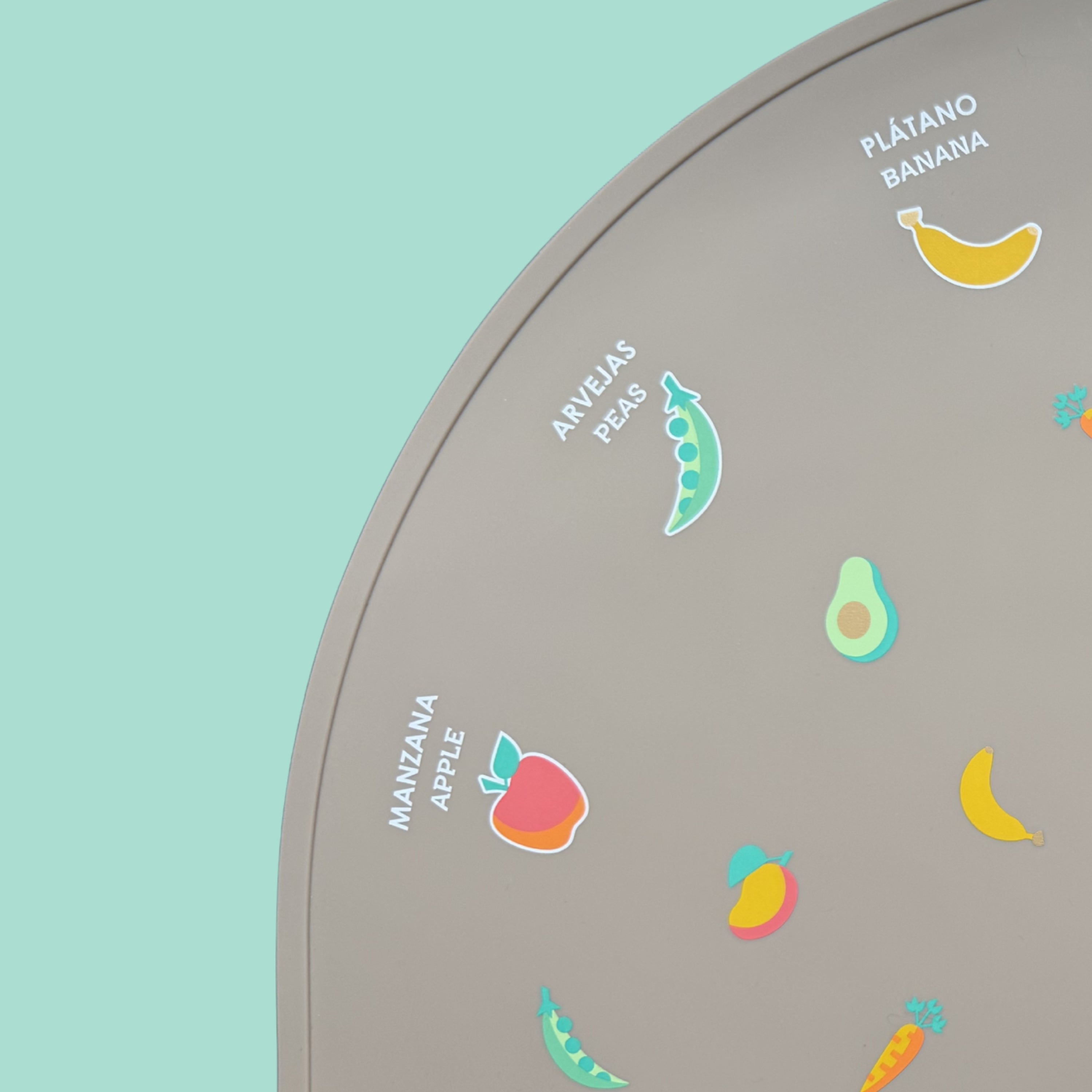 Baby’s First Foods Bilingual Silicone Placemat