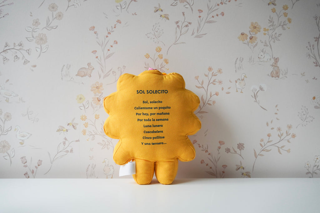 Cuéntale al Sol – Bilingual musical plush toy teaching numbers