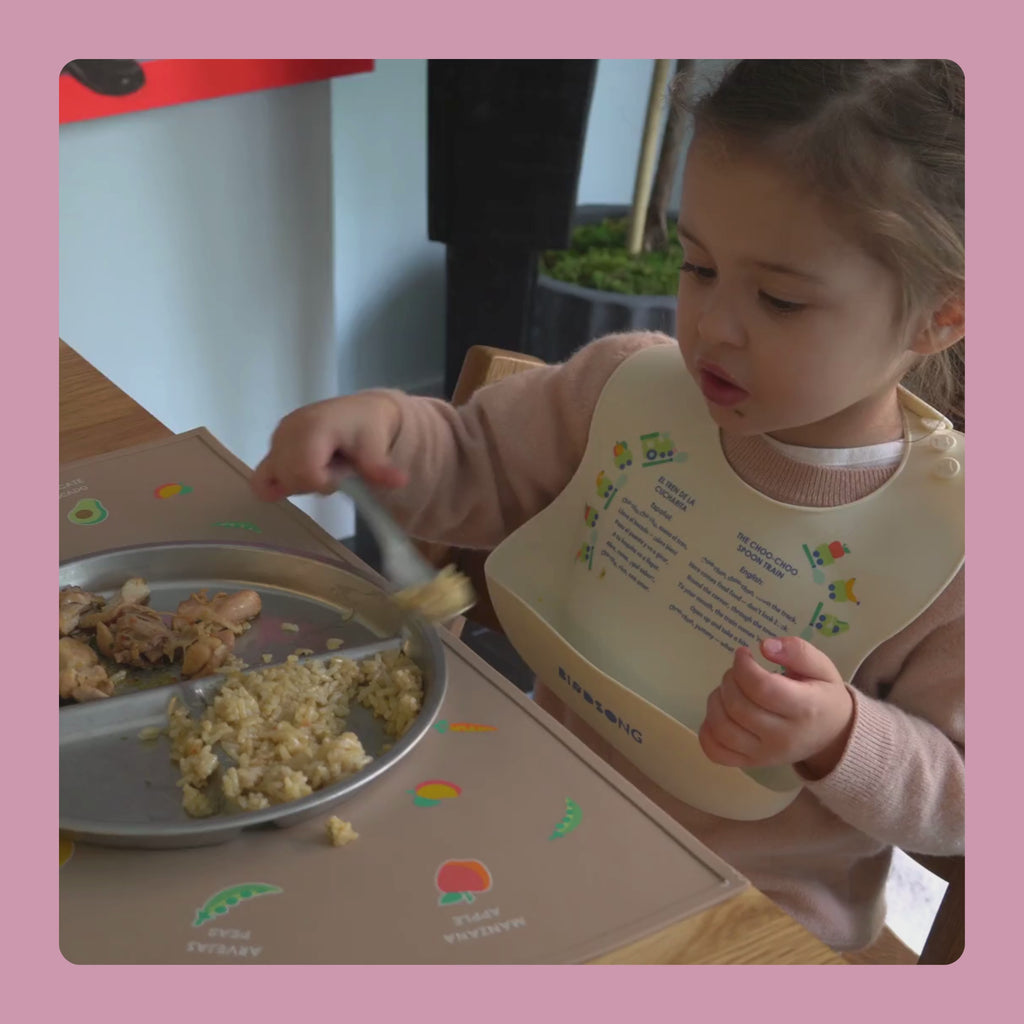 Baby’s First Foods Bilingual Silicone Placemat